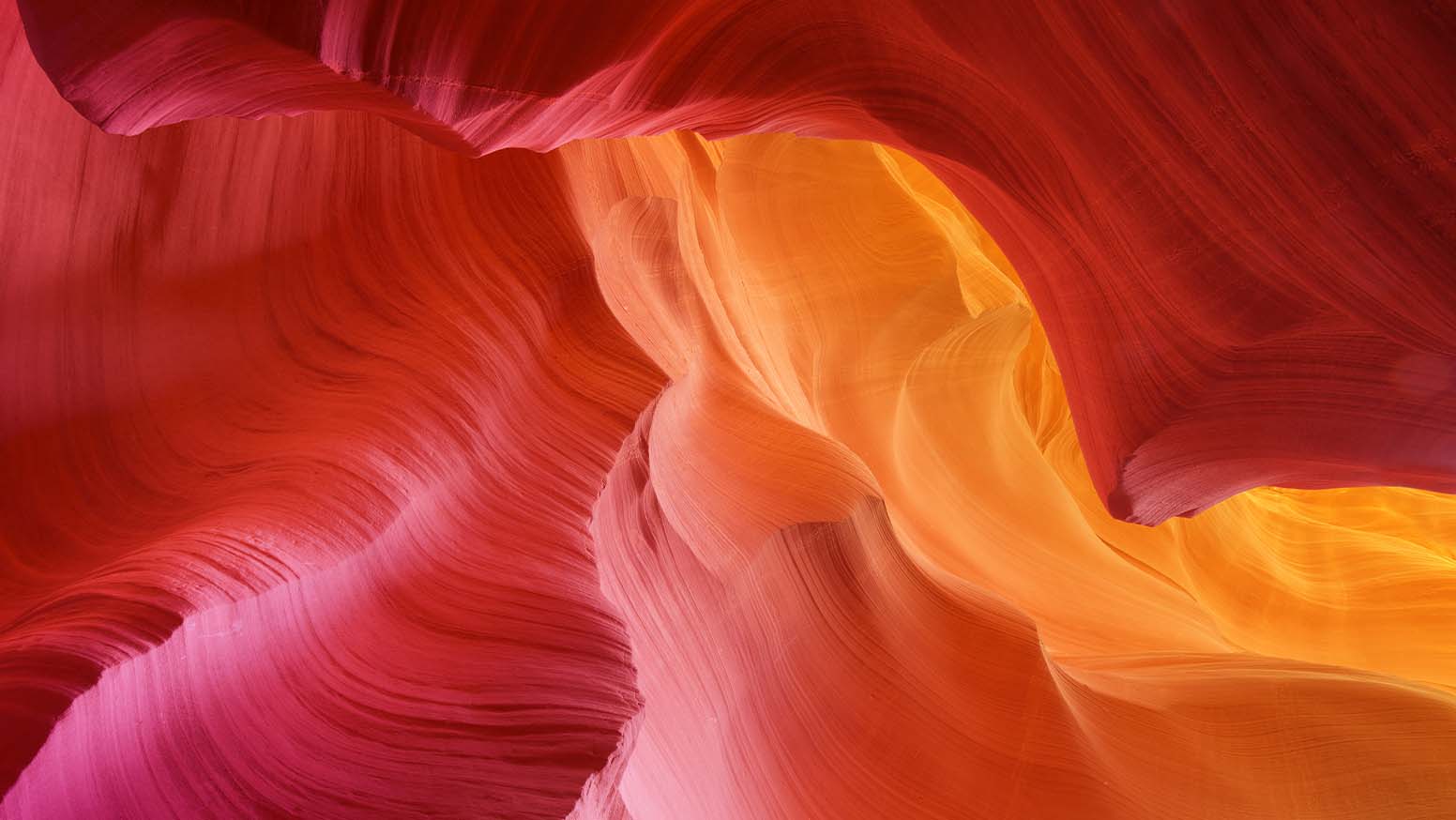 red and orange rocks in a cave