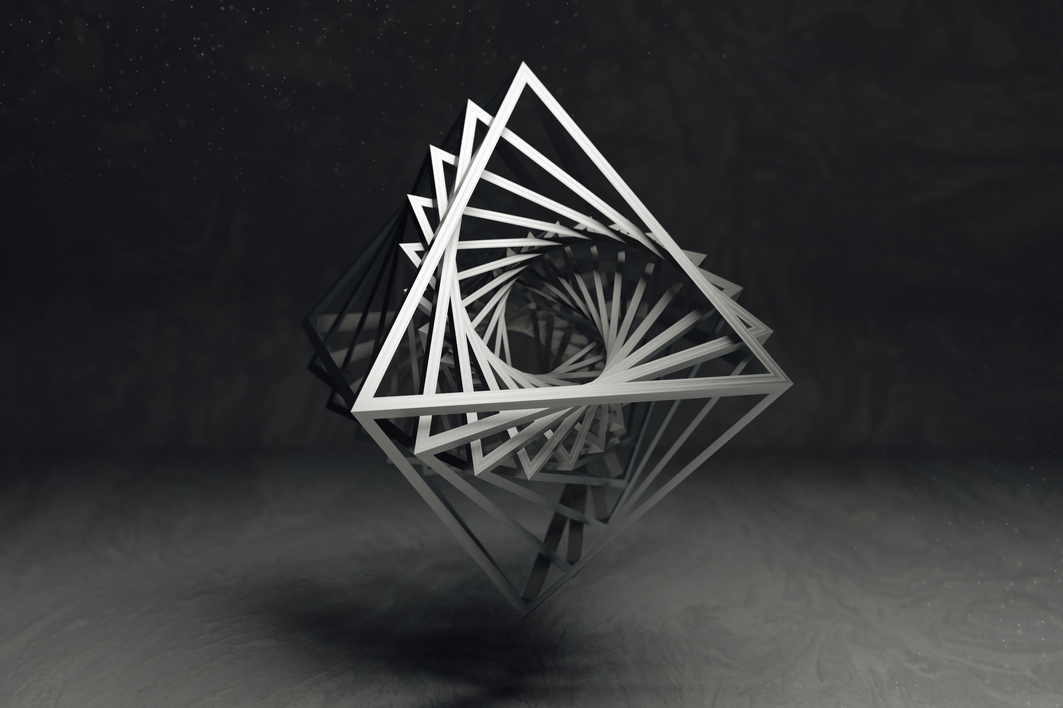 Floating Geometrical art