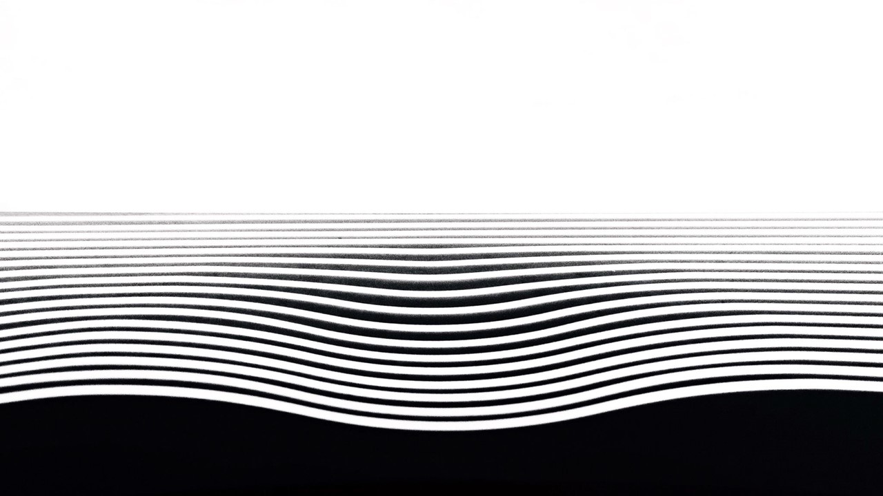 Photo of Abstract rippled or white lines pattern