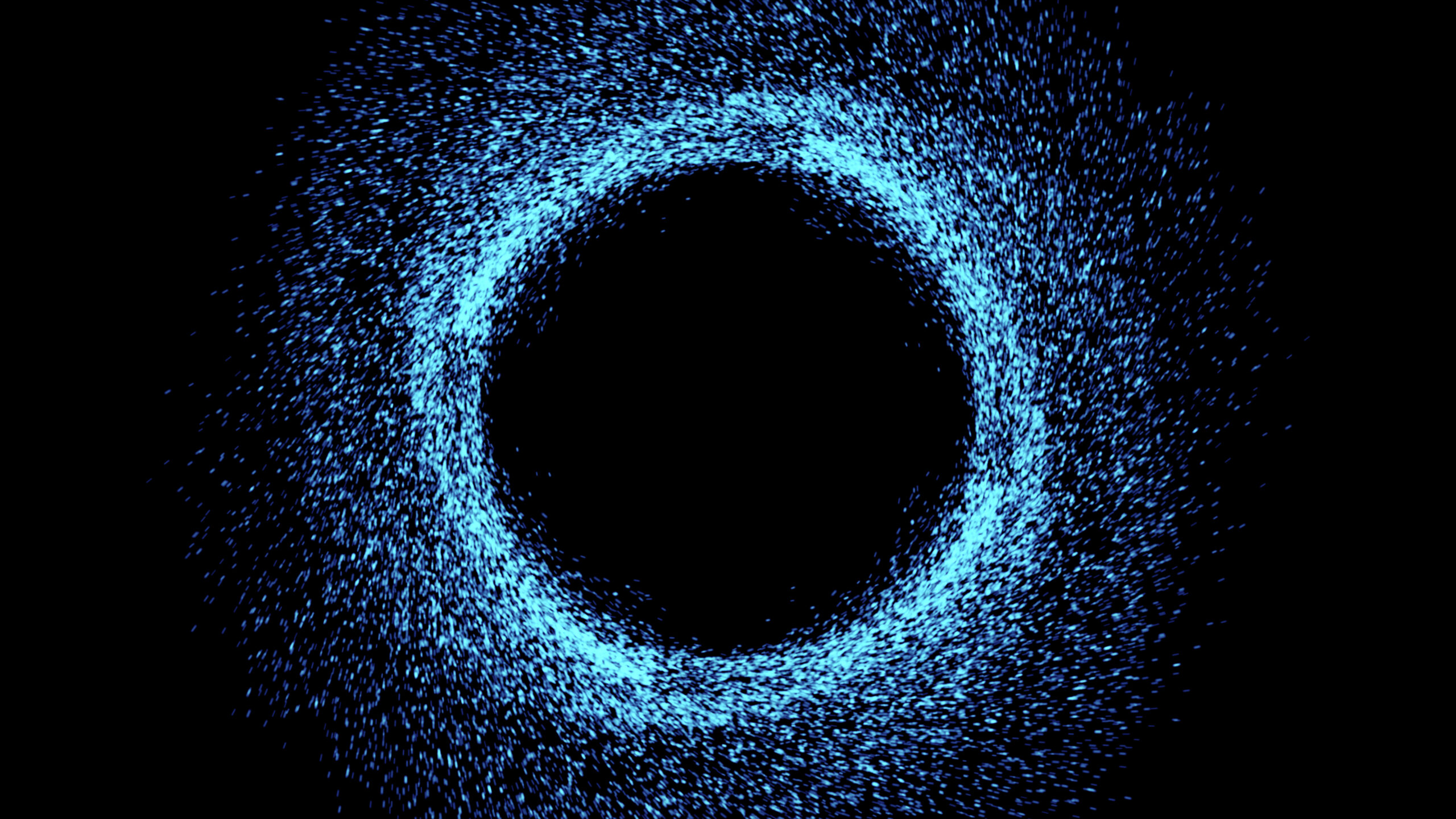 particles explosion portal and circle