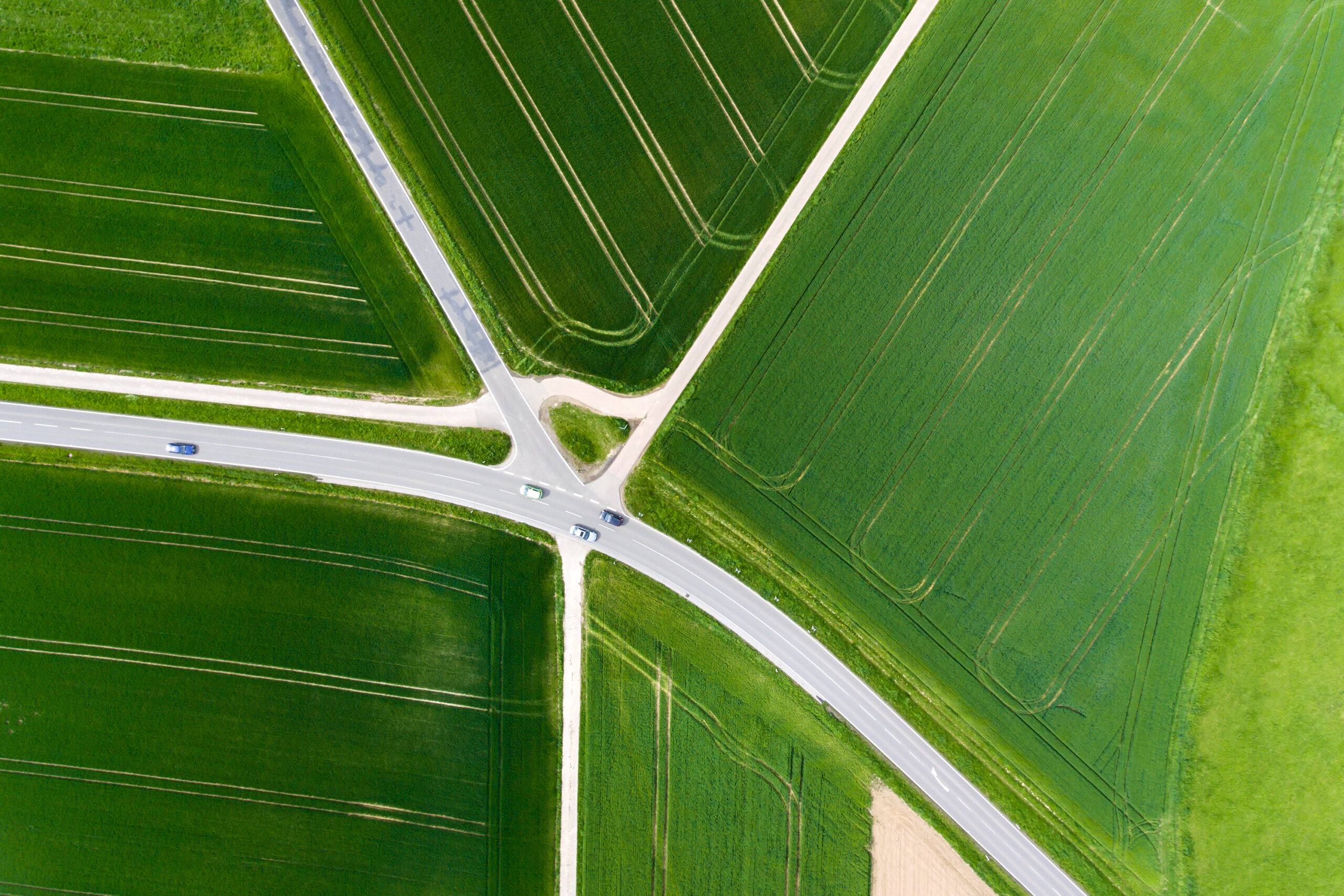 Inspections off a highway in the country