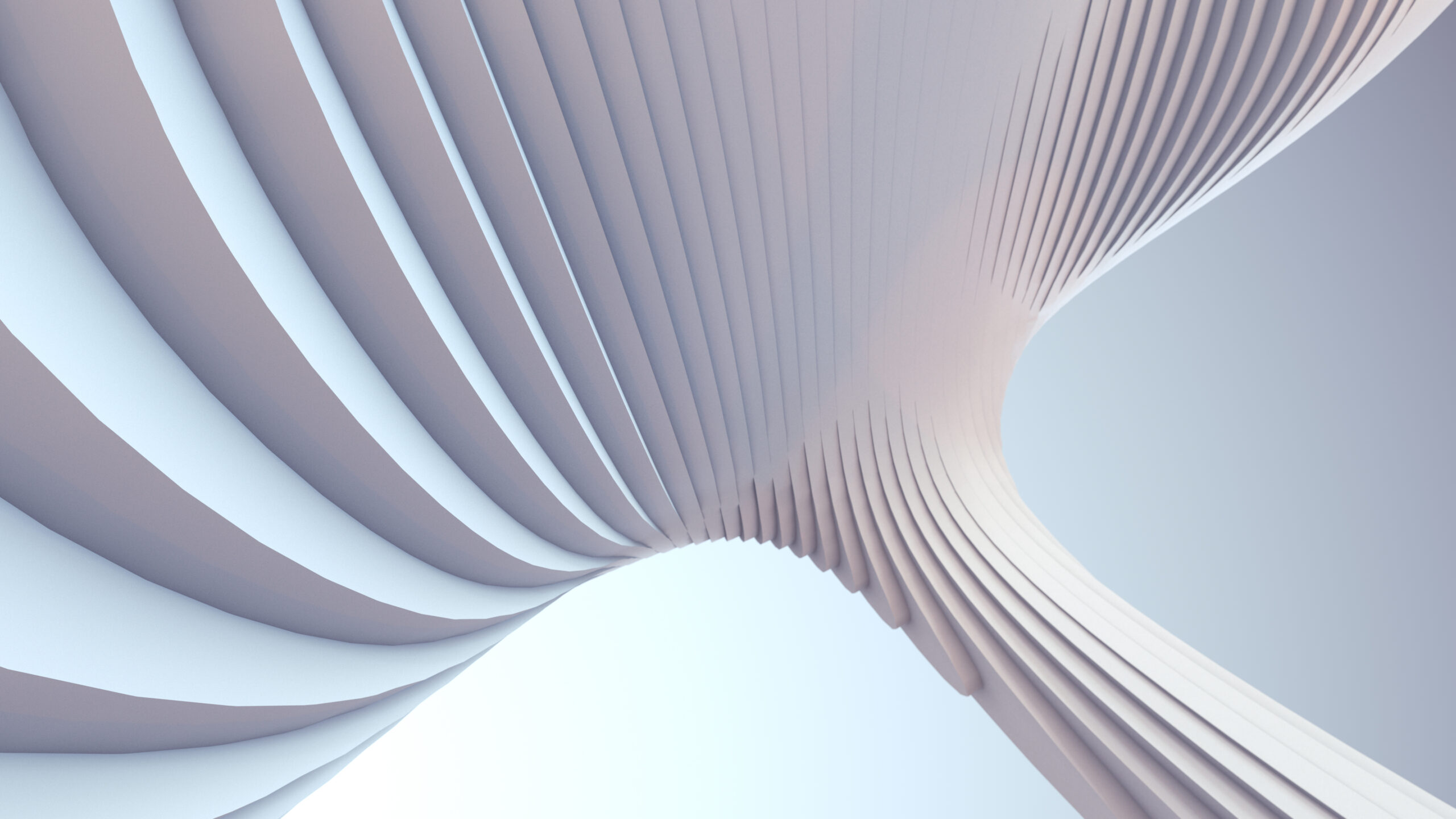 White stripe architectural futuristic pattern background.