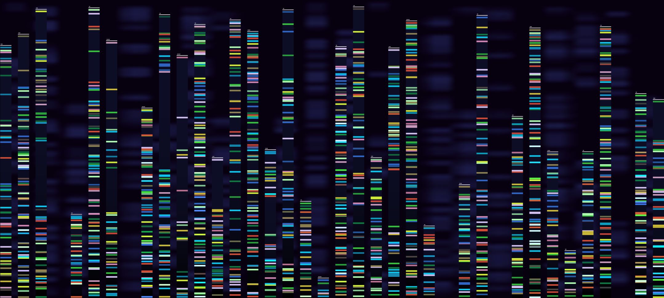 DNA joined and stacked vertically