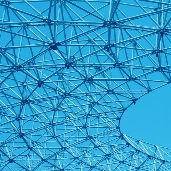 Architecture abstract sky view