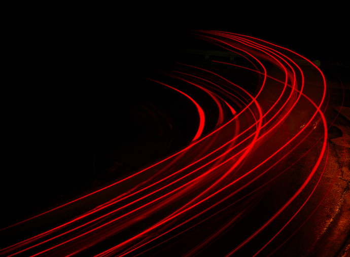 CAIS Reporting - Long exposure of traffic at night in Calgary