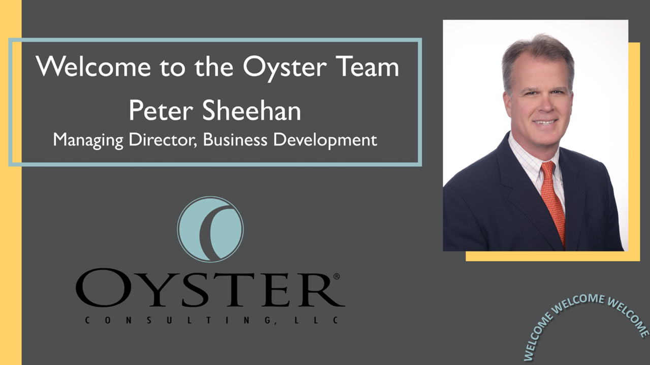 Peter Sheehan joins Oyster Cosnutling