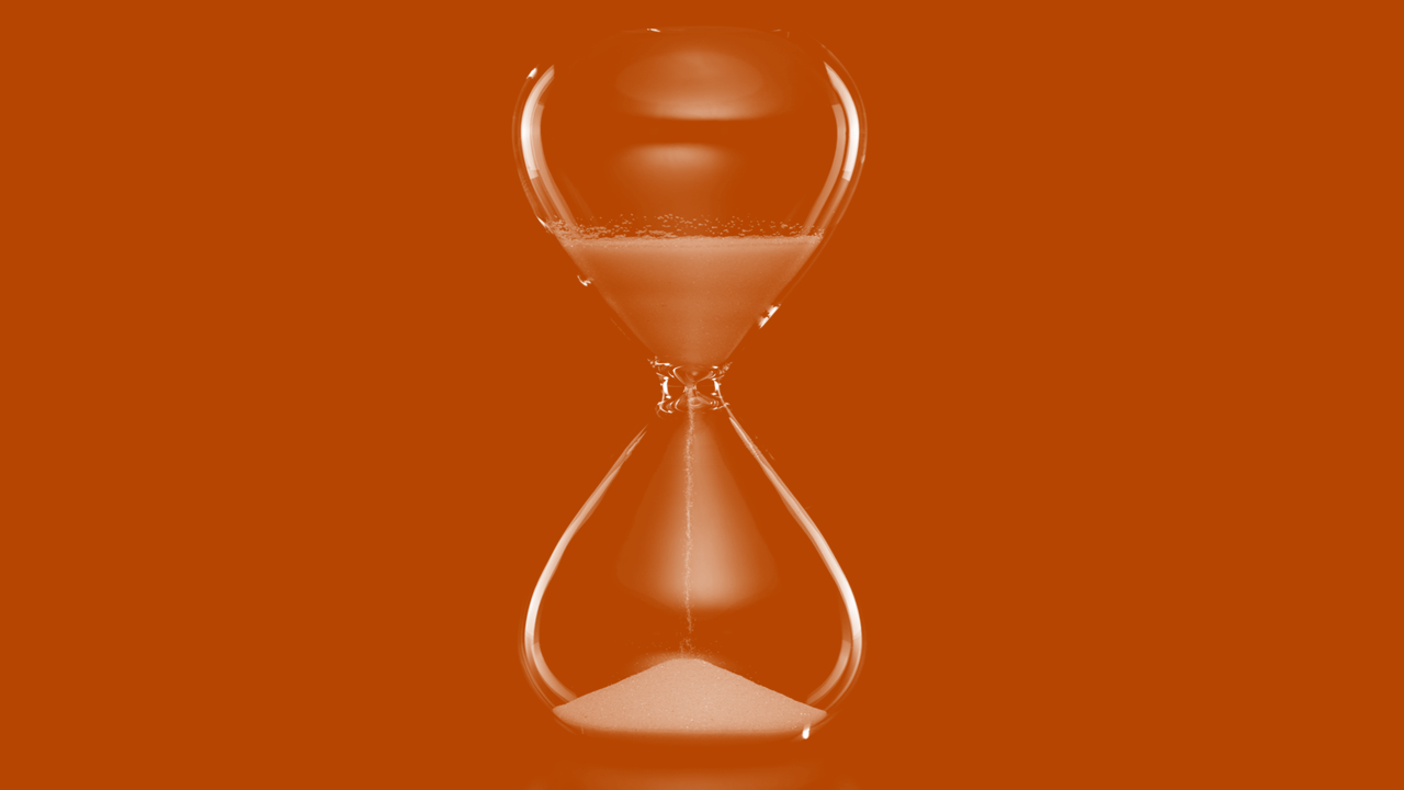 FINRA CAT CAIS timeline - orange hourglass